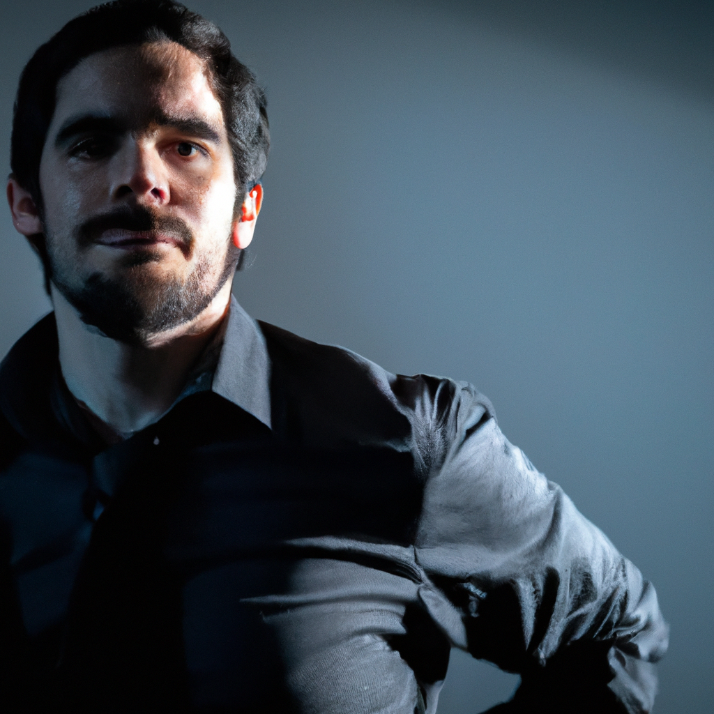 Retrato de Diego Contreras, director de casting, mirada a cámara.